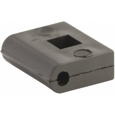 Plastový vymezovač plotového panelu, černý, průměr drátu 5 mm – Zboží Mobilmania