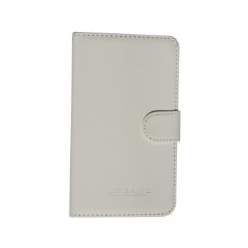 Pouzdro URBANE CASE BOOK UNI 4,6" 5,1" BÍLÉ