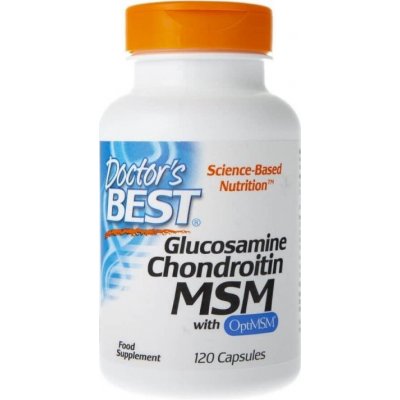 Doctor´s Best Glukosamine + Chondroitin + MSM with OptiMSM 120 kapslí – Zboží Mobilmania