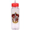 Láhev na pití CurePink Plastová Harry Potter: Erb Nebelvíru Gryffindor 700 ml