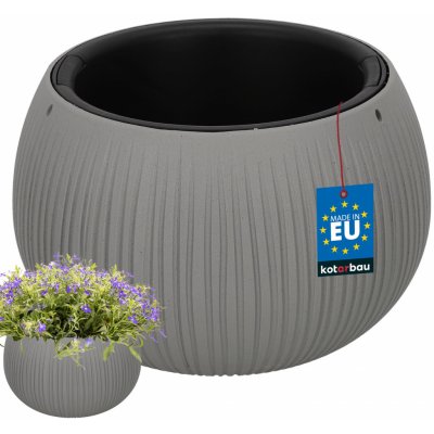 Prosperplast DKB240-422U Květináč BOWL BETON šedý 24 cm – Sleviste.cz