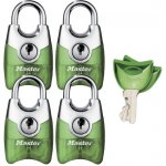 Master Lock 4630EURQAST zelený 4 ks – Zboží Mobilmania