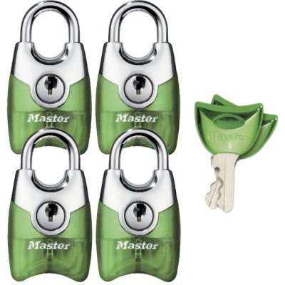 Master Lock 4630EURQAST zelený 4 ks – Zboží Mobilmania
