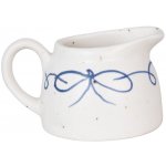 Strömshaga Kameninový džbánek na mléko Viola Bow Blue, bílá barva, keramika – Zbozi.Blesk.cz