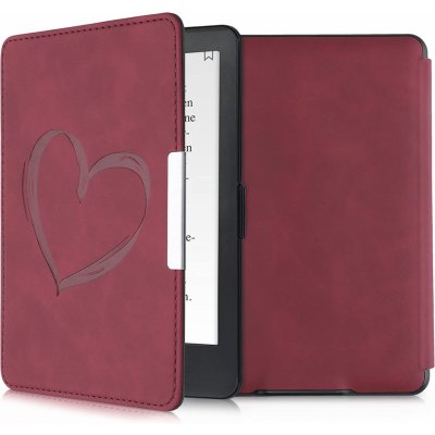 KW Mobile Brushed Heart KW4974710 pro Amazon Kindle Paperwhite 1/2/3 tmavě červené – Zboží Mobilmania