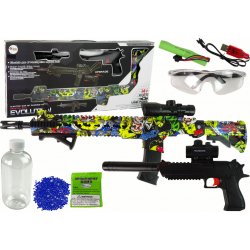 Lean Toys Kuličková pistole - puška, barevná