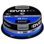 Intenso DVD+R 4,7GB 16x, printable, cakebox, 25ks (4811154) – Zboží Živě
