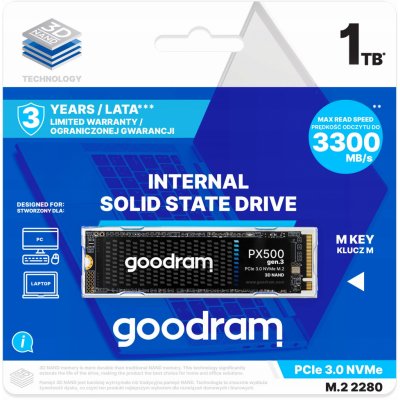 GOODRAM PX500 1TB, SSDPR-PX500-01T-80-G3 – Zboží Mobilmania