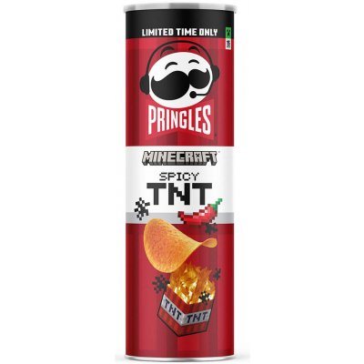 Pringles Minecraft pálivé chipsy s příchutí chilli papriček 156 g – Zboží Dáma