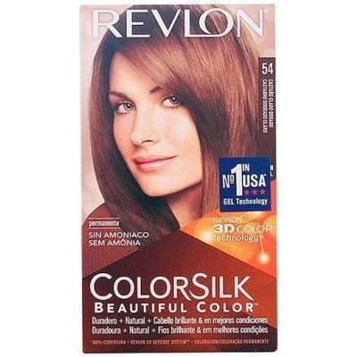 Revlon Color Silk barva bez amoniaku světlá zlatohnědá 54