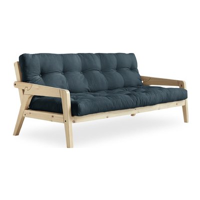 Sofa GRAB by Karup 100*200 cm natural + futon petrol blue 757 – Zboží Dáma