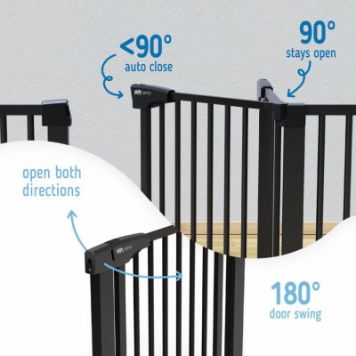 Sipo Zábrana set 75 cm + 2x nástavec 7 / 14 cm Black – Zbozi.Blesk.cz