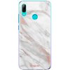 Pouzdro a kryt na mobilní telefon Huawei iSaprio RoseGold Marble 11 Huawei P Smart 2019