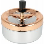 KRCZ Cigaretový popelník kovový otočný Chrome/Bronze 13cm – Zboží Dáma KRCZ Cigaretový popelník kovový otočný Chrome/Bronze 13cm – Zboží Dáma