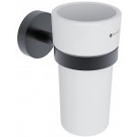 Nimco UNIX ČERNÁ Držák na kartáčky nádobka keramická UNC 13058KN-90 – Zboží Dáma