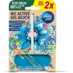 AMBI PUR WC Active gel blok 2 x 45 g vodní květy – Zboží Dáma