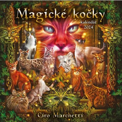 Magické kočky nástěnný Ciro Marchetti 2024 – Zboží Mobilmania