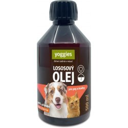 Yoggies Lososový olej pro psy a kočky 500 ml