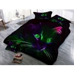 Xpose 3D povlečení KOČKA NEON 140x200 70x90 – Sleviste.cz