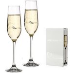 Diamante sklenice na Šampaňské se Swarovski krystaly Petit Heart 2 x 150 ml – Hledejceny.cz
