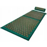 4FIZJO Velká akupresurní podložka s polštářkem 110x42cm zelenozlatá – Zboží Mobilmania