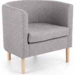 Halmar Clubby šedá / přírodní dřevo – Zboží Dáma