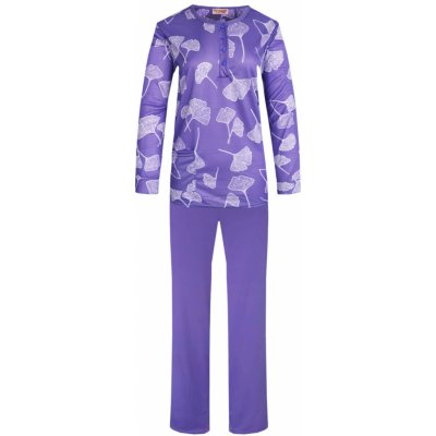 Miga dámské pyžamo dlouhé 2296 fialová – Zboží Mobilmania