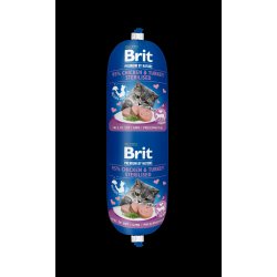 Brit Premium by Nature Cat Sausage Chicken & Turkey Sterilised 180 g