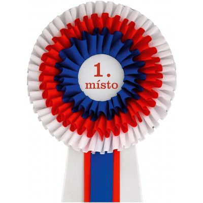 Kokarda třířadá TRIKOLÓRA průměr 13 cm – Zboží Mobilmania