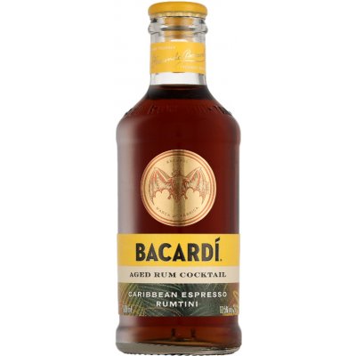 Bacardi Caribbean Espresso Rumtini 12,5% 0,2 l (holá láhev)