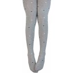 Wola Dívčí vzorované punčocháče MALÉ PUNTÍKY šedé – Zboží Dáma