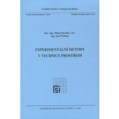 Experimentální metody v technice prostředí – Hledejceny.cz