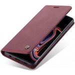 Pouzdro CaseMe Book iPhone 14 Pro, vínové – Zboží Mobilmania