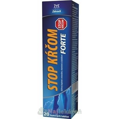STOP křečím FORTE šumivé tablety 20 ks – Hledejceny.cz