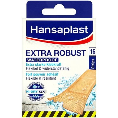 Hansaplast Extra Robust voděodolná náplast 16 ks - Heureka.cz