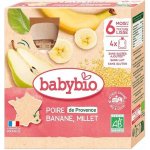 Babybio kapsička Hruška banán proso 4 x 90 g – Sleviste.cz