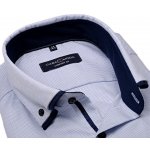 Casa Moda Comfort Fit Premium košile se světle modrou kostičkou a dvojitým límcem – Zbozi.Blesk.cz