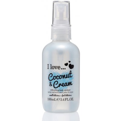 I Love tělový sprej Coconut Cream 100 ml – Zboží Mobilmania
