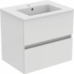 Ideal Standard Eurovit - Skříňka s umyvadlem, 55x60x44 cm, 2 zásuvky, lesklá bílá R0572WG – Zbozi.Blesk.cz