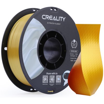 Creality CR-Silk PLA zlatá 1,75 mm, 1 kg – Zboží Živě