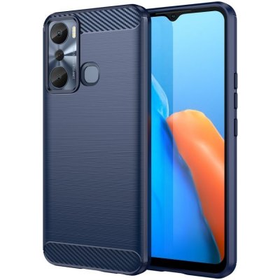 Pouzdro Carbon Infinix Hot 20i modré – Zboží Mobilmania