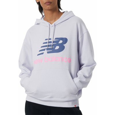 New Balance mikina s kapucí Essentials Stacked Logo Pullover hoodie wt03547 lia