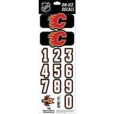 Sport Star Samolepky na Helmu Calgary Flames Decals Black – Zboží Mobilmania