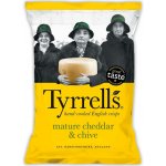 Tyrrells chipsy s příchutí zralého čedaru a pažitky 150 g – Sleviste.cz