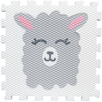 Vylen Pěnové podlahové puzzle Minideckfloor Lama Bílá 340 x 340 mm – Zbozi.Blesk.cz
