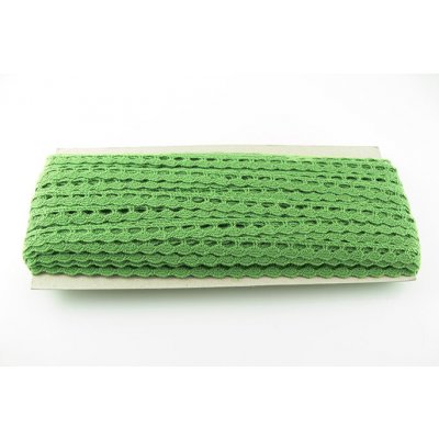 Krajka paličkovaná 8 mm 73502 - zelená – Zboží Dáma Krajka paličkovaná 8 mm 73502 - zelená – Zboží Dáma