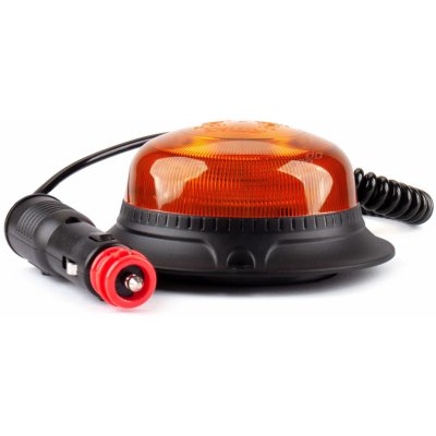 maják LED magnetický 12V-24V oranžový 18LED | Zboží Auto