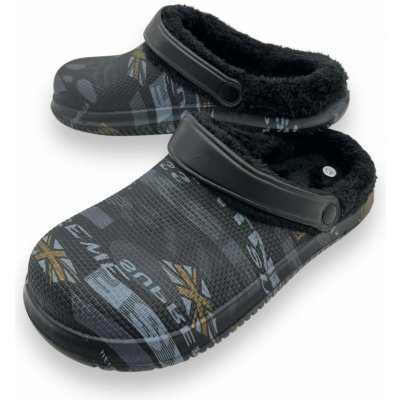 Pánské domácí papuče černé – Zbozi.Blesk.cz