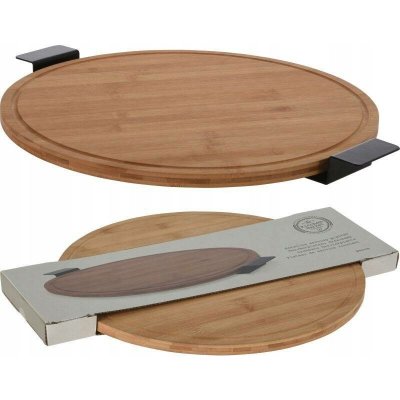 Excellent Houseware Otočný Podnos z bambusu 50 cm – Zboží Mobilmania