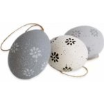 Lepaso Vajíčka reálná 12ks/6cm šedá mix – Hledejceny.cz